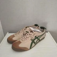 Onitsuka Tiger スニーカー ベージュ/グリーン　28cm
