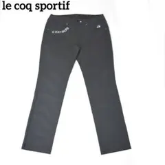美品　le coq sportif ルコックスポルティフ ゴルフ パンツ 黒