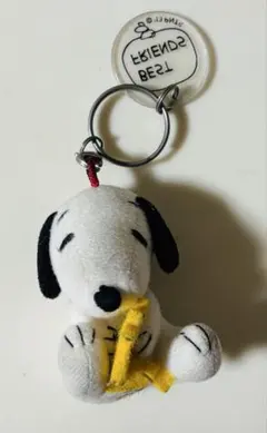 スヌーピー＆ウッドストック カラビナマスコット 美品