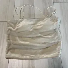 UNEMANSION ベロアビスチェ