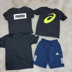 PUMA adidas asicsスポーツウェアセット120のサムネイル