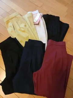 GLOBAL WORKウツクシルエットテーパードパンツ　まとめ売りのサムネイル