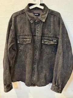 XLARGE グレー デニムジャケット L