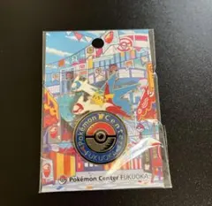 新品　ポケモンセンター フクオカ 限定 ロゴピンズ