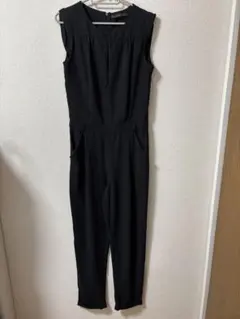 ZARA ノースリーブ オールインワン ブラックのサムネイル