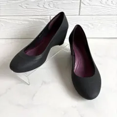 クロックス Crocsリナウェッジソール デュアルコンフォートW6 ブラックのサムネイル