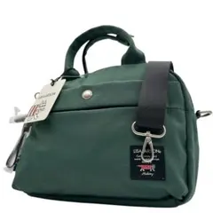 未使用タグ付き　LISA LARSON　ショルダーバッグ　2way　緑　斜め掛け