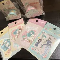 【新品】うる星やつら ステッカー4種類・マスキングテープ2種類 6点セット