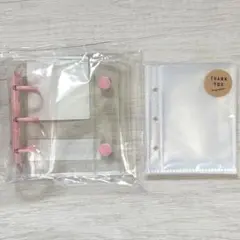 シール帳★３穴バインダー＆リフィル15枚