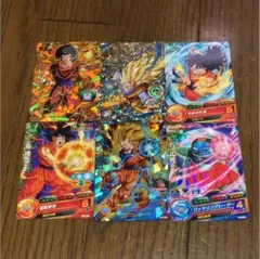 ドラゴンボールヒーローズカード 6枚