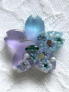 レジンヘアゴム 桜 Ｎｏ．585