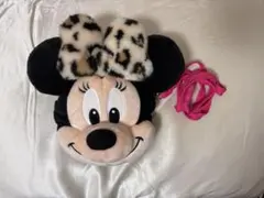 ショルダーバッグ　ミニー　コインケース　ヒョウ柄　レオパード