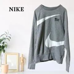 zC610【S】ナイキ（NIKE） 長袖 トレーナー ロゴプリント クルーネック