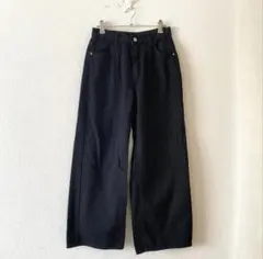 SHEIN ブラック ワイドパンツ XSのサムネイル