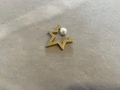 ゴールド　パール　イヤーカフ