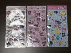 【正規品】サンリオ ラメ入り樹脂もりシール