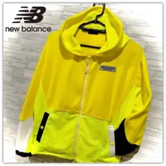 NEW BALANCE ニューバランス ジップ パーカー イエロー サイズ2 L