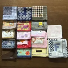 ブランドハンカチセット　新品5枚　おまけ12枚　合計17枚