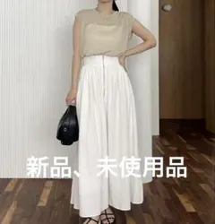 美品 25AW ユナイテッドアローズ シアー コンビプリーツスカート 36
