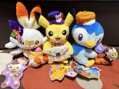 Pumpkin Banquet ピカチュウ ヒバニー ポッチャマ　ぬいぐるみ