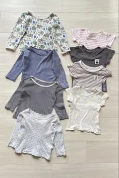 100 肌着 下着 長袖 半袖 8枚 セット インナー まとめ