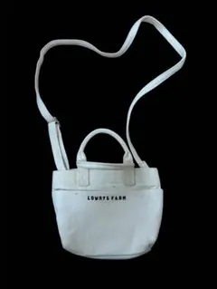 LOWRYS FARM ショルダーバッグ ホワイト