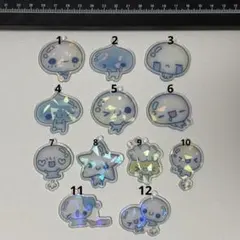 アクリル 4センチ めじるしチャーム キーホルダー