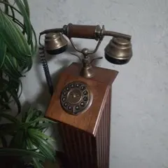 ヴィンテージ イタリア製 ダイヤル電話 真鍮製 - メルカリ