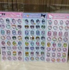 サンリオキャラクター　ストーンシール　3枚セット