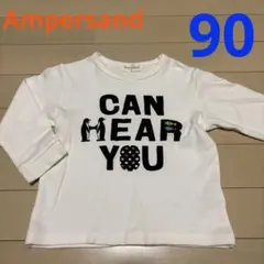 Ampersand ペンギンプリント Tシャツ 長袖　90サイズのサムネイル