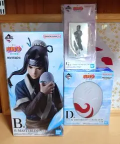 一番くじ　NARUTO 波の国編　B賞 D賞 G賞F賞 4点