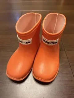 HANG TEN キッズ レインブーツ オレンジのサムネイル
