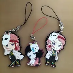 キャラクターイラスト アクリルストラップ 3点セット 鬼滅の刃 アクリルストラップ 3個セット - メルカリ