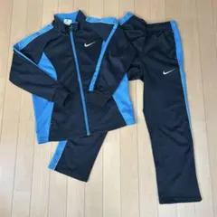 Nike ジャージ上下セット ブラック/ブルー　140