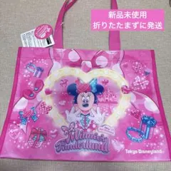【新品未使用】ショッピングバッグ　ミニー@ファンダーランド