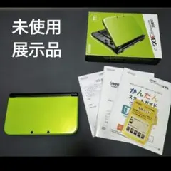 展示品　未使用　新品　new3dsll ライムブラック