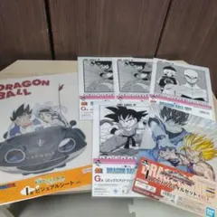 ドラゴンボール　一番くじ　クリアファイル　　ビジュアルシート