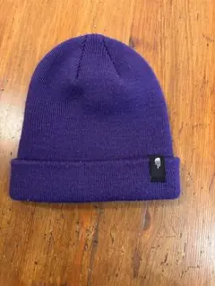 ノースフェイス紫 ニットビーニー