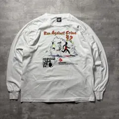 アメリカ古着　長袖　Tシャツ　90s プリント　 XL 4614