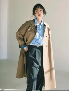アルページュストーリーベージュバルマカーントレンチコート