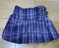 Anap Girl 紫系 チェック柄スカート