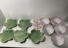 未使用　桜　食器　15点セット　桜小皿、箸置き　桜小鉢の各5点セット