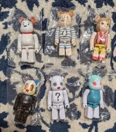 【シリーズ物　スヌーピー他】ベアブリック　内袋未開封　6種類セット