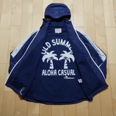【OLD SUMMER】ウインドブレーカー ネイビー/L/さまぁ～ずのサムネイル