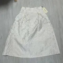 新品タグ付き　レッセパッセ　ジャガードスカート