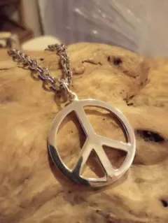 シルバー LOVE & PEACE ネックレス ジョン・レノン・ミュージアム