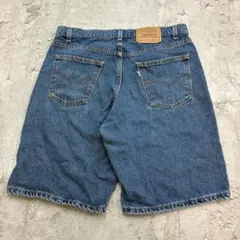 s*6様 90s　USA製　Levi's　550　デニムショーツ　W35　インデ