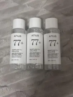 Anua アヌア　77+ HEARTLEAF HYALURON トナー 3本