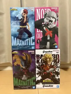 僕のヒーローアカデミア 緑谷出久 轟焦凍 トガヒミコ フィギュア 4体セット