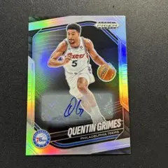 Quentin Grimes 2024 Prizm Black サインカード